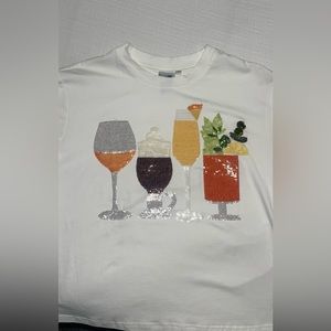 QUEEN OF SPARKLES cocktail tee!
